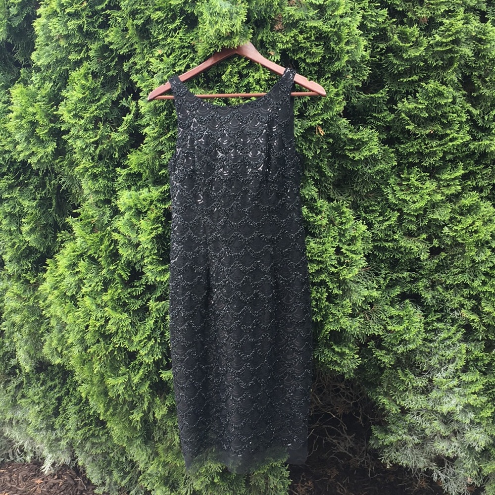 Retro sequin midi dress